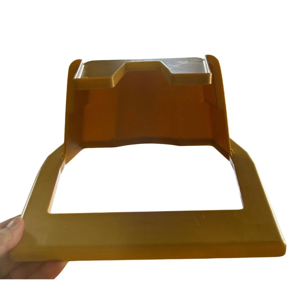 Vintage Rubbermaid Wall Mount organizer‎ Harvest Gold Yellow 1970s Retro